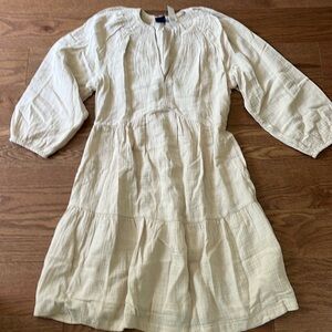 GAP Crinkle Gauze Tiered Mini Dress.